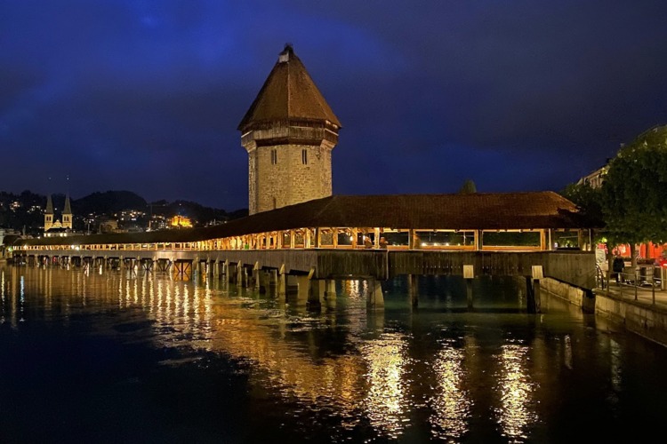 Kapellbrücke i Luzern